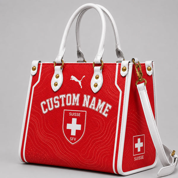 Switzerland World Cup 2026 Custom Leather Bag PVT028