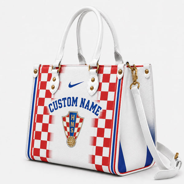 Croatia World Cup 2026 Custom Leather Bag PVT028