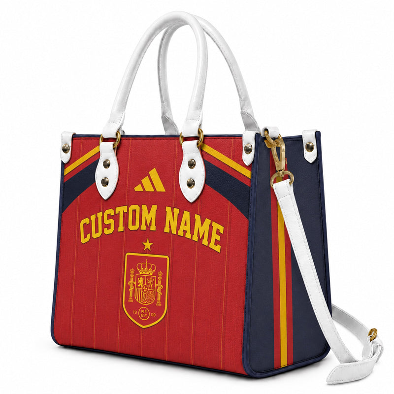 Spain World Cup 2026 Custom Leather Bag PVT028