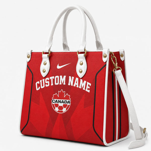 Canada World Cup 2026 Custom Leather Bag PVT028